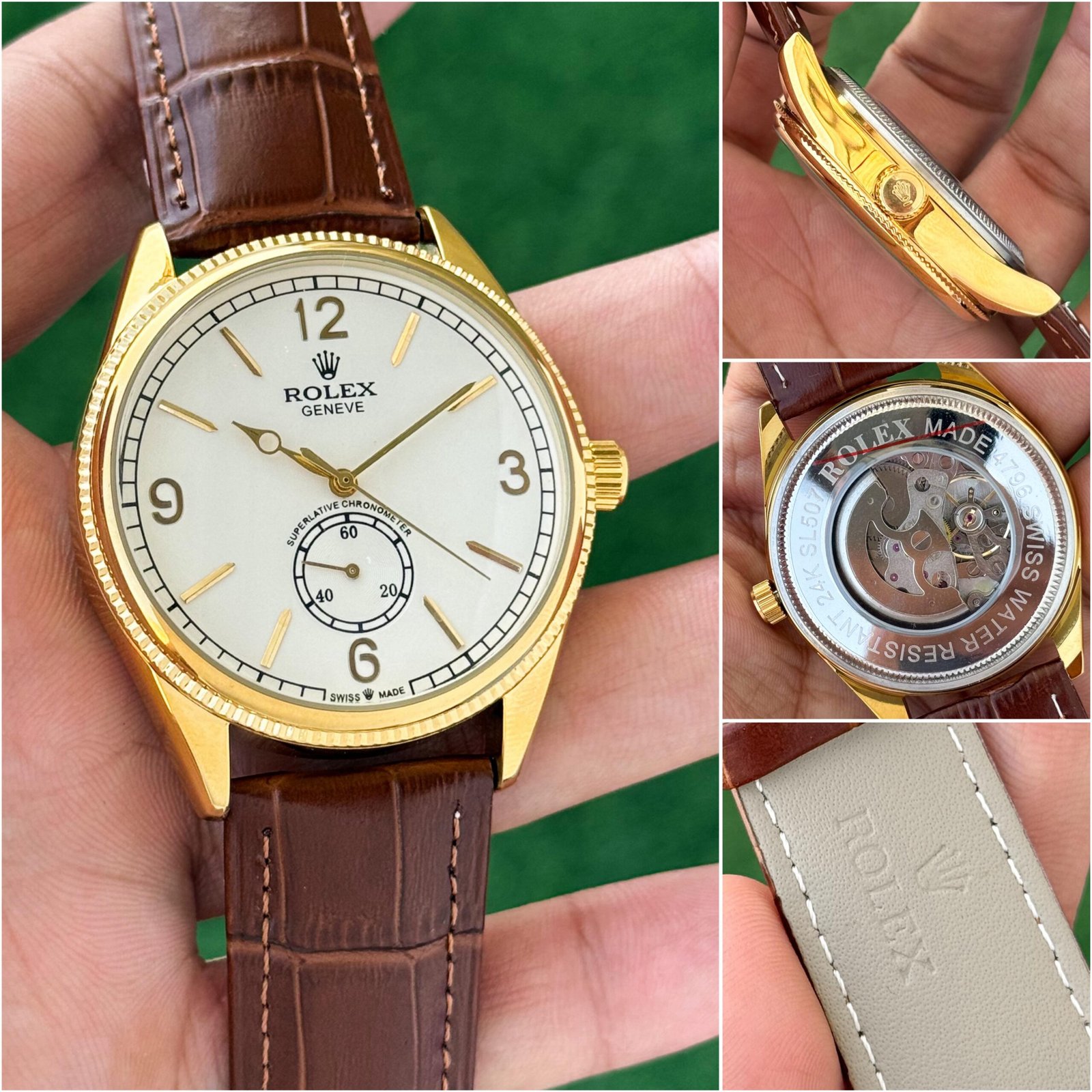 Rolex Geneve white Dial