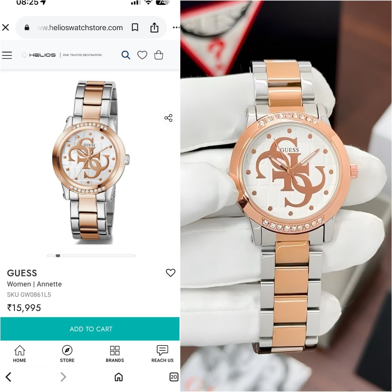 Guess Annette Rose Gold