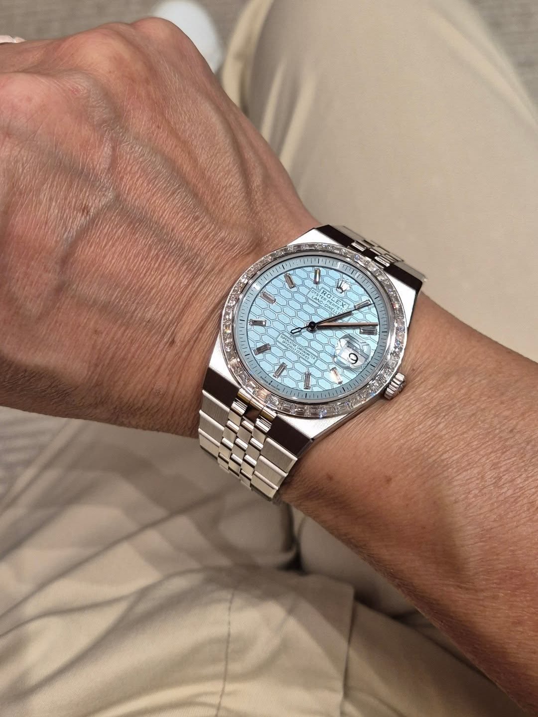 Rolex Land-Dweller Ice-Blue dial
